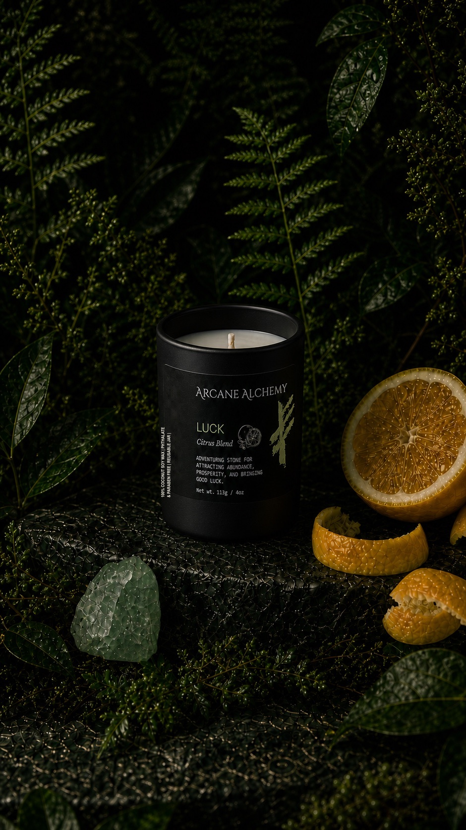 Citrus Luck 4 oz candle